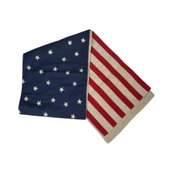 Regency Americana Star and Stripes Flag Table Decor Runner