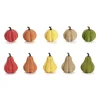 Two's Company Autumn Allure Basket Weave Pattern Pumpkin