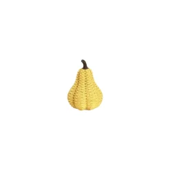 Two's Company Autumn Allure Basket Weave Pattern Pumpkin