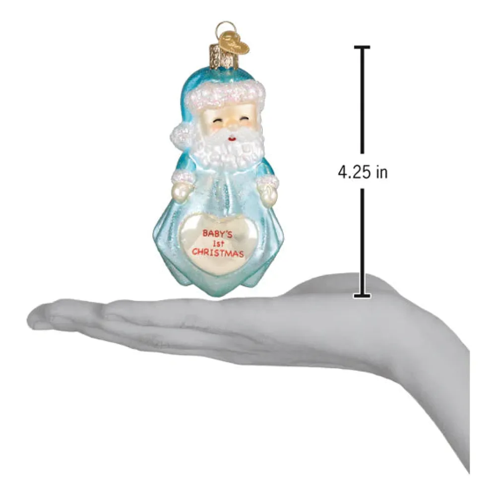 Old World Christmas Baby Boy's 1st Santa Lovey Ornament