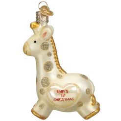Old World Christmas Baby's First Christmas Giraffe Ornament