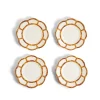 Two's Company Bamboo Touch Salad Plate Set