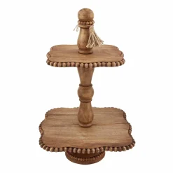 Mudpie Beaded Tiered Tray