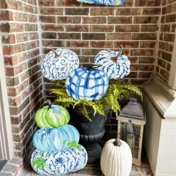The Round Top Collection Beck’s Blue & White Pumpkins