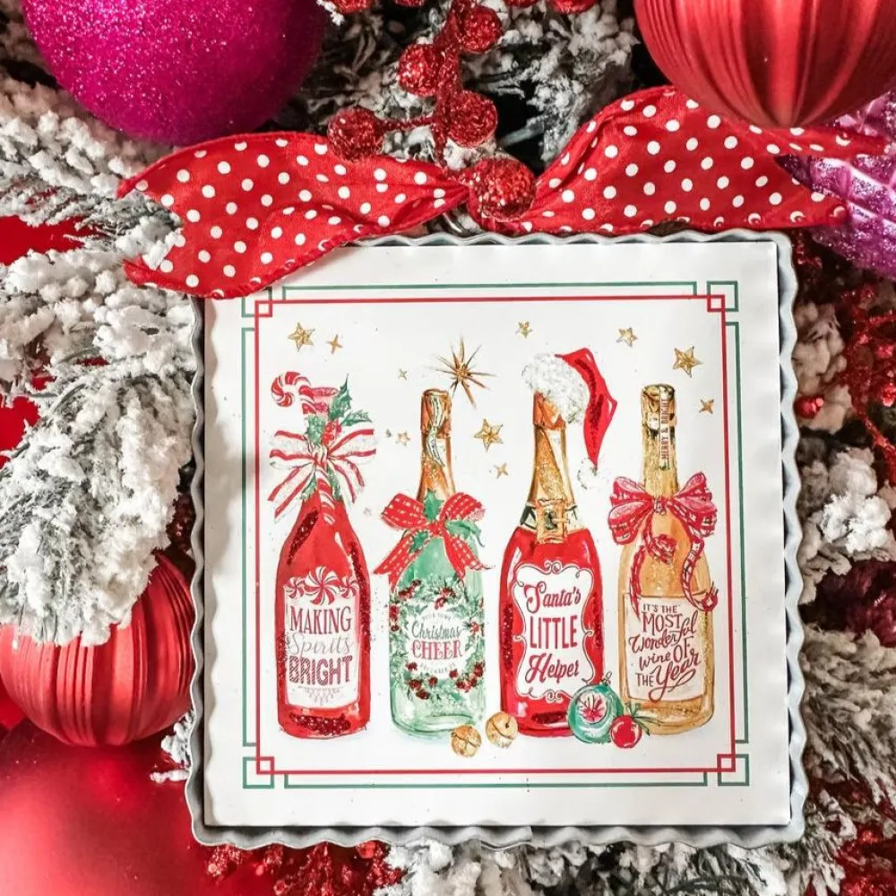The Round Top Collection Beck’s Bottles of Cheer Mini Gallery Art