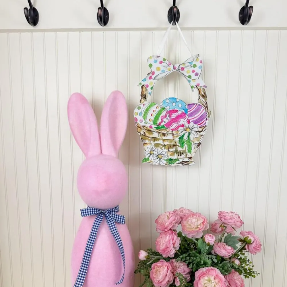 The Round Top Collection Beck’s Classic Easter Basket Door Hanger