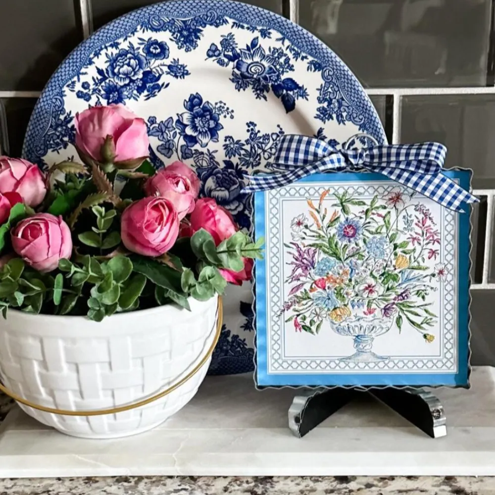 The Round Top Collection Beck’s Floral Arrangement Mini Gallery Art