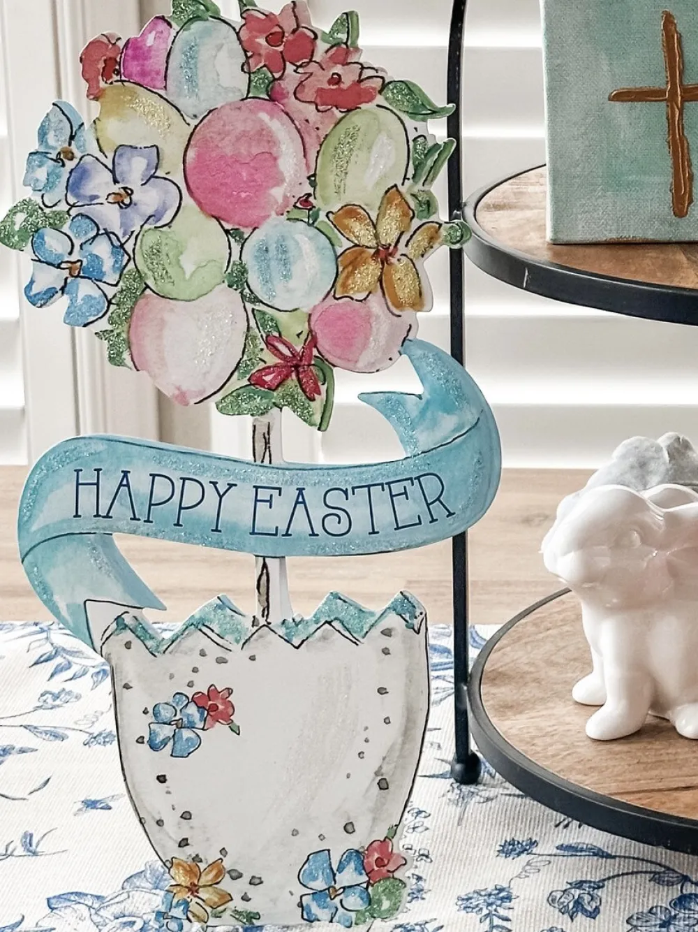 The Round Top Collection Beck’s Happy Easter Egg Topiary