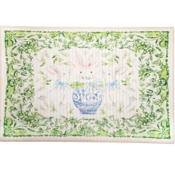 The Round Top Collection Beck’s Posh Bunny Bamboo Mat