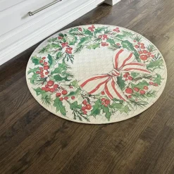 The Round Top Collection Beck’s Round Holly Mat