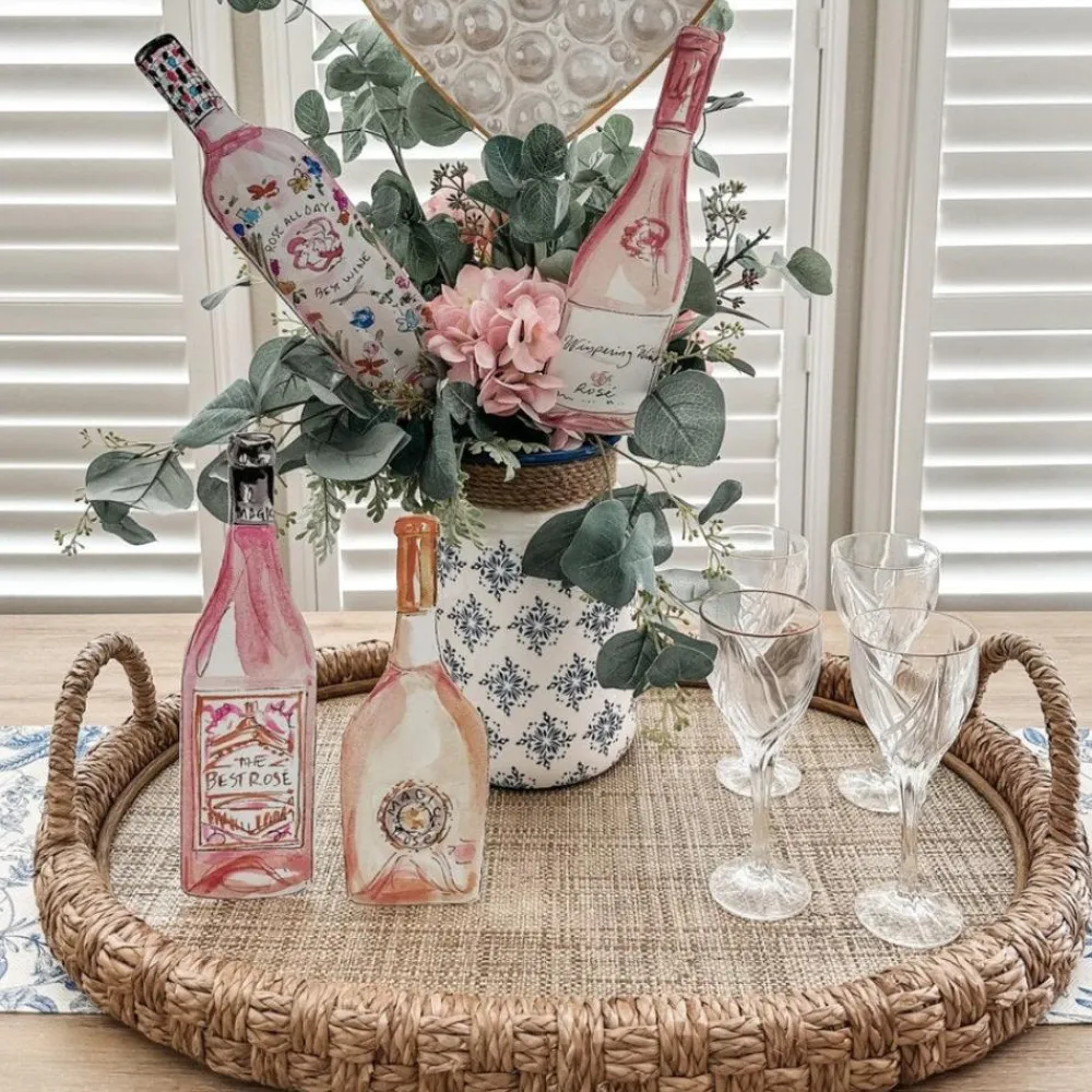 The Round Top Collection Beck’s Valentine Rose’ Bottles