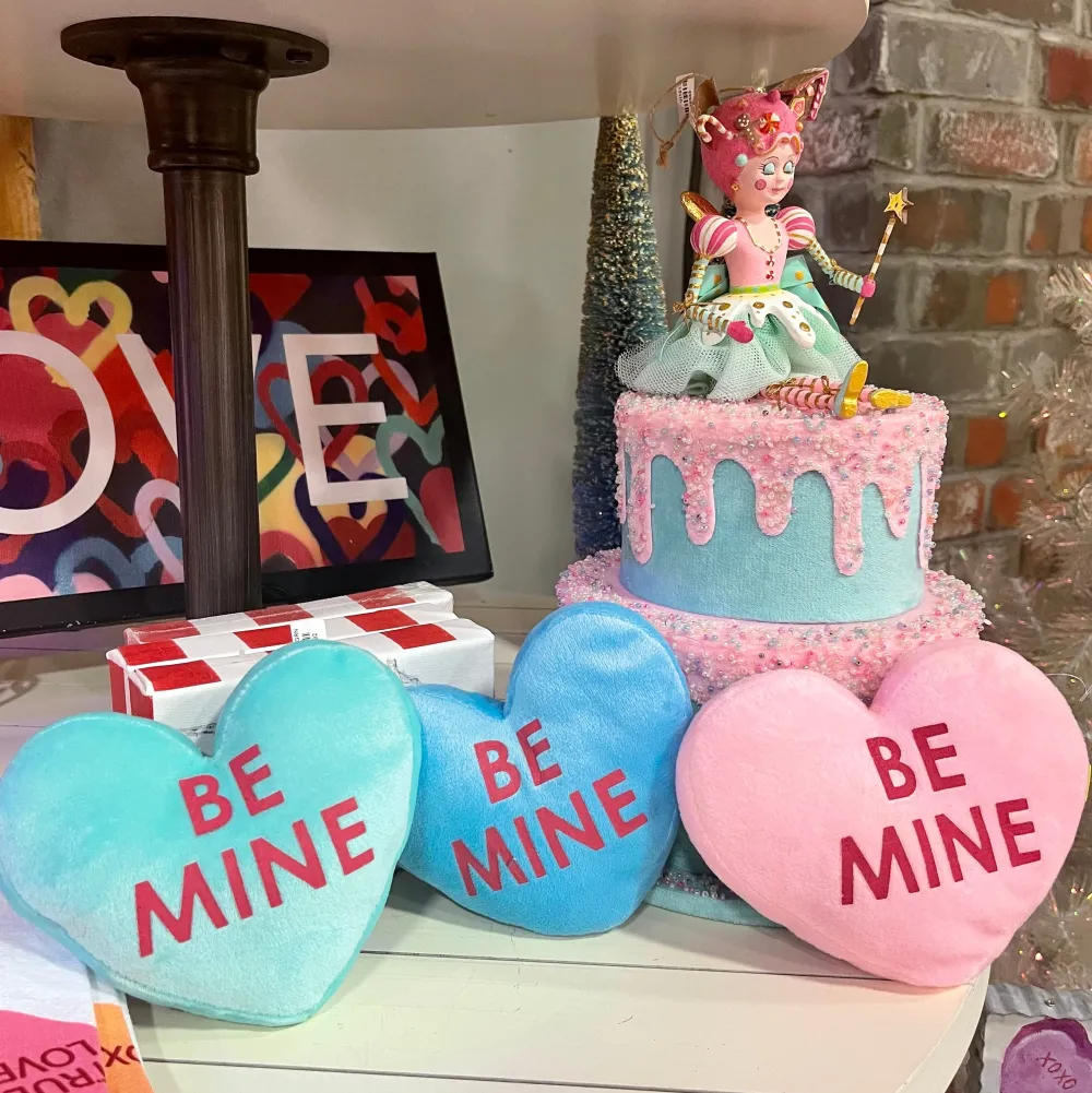 Liberty Floral Be Mine Plush Heart Small