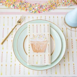 Hester & Cook Birthday Candles Placemat Set