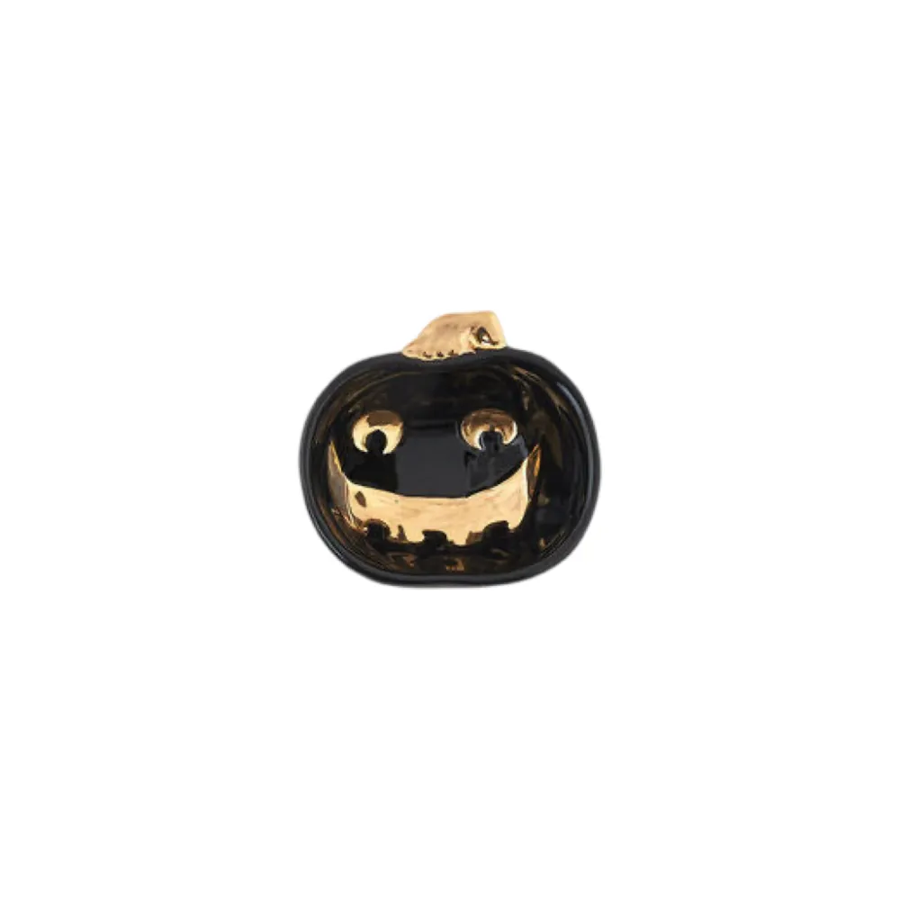 180 Degrees Black and Gold Pumpkin Bowl