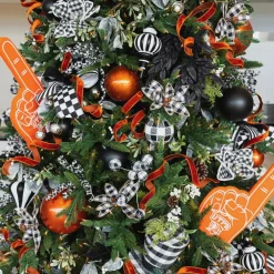 Farrisilk Black Matte Ball Ornament, 6