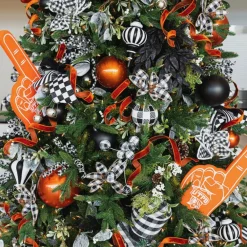 Farrisilk Black Matte Ball Ornament, 4"