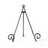 Happy Everything Black Swirl Big Plate Stand by !