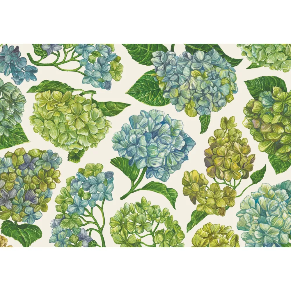 Hester & Cook Blooming Hydrangeas Placemat Set