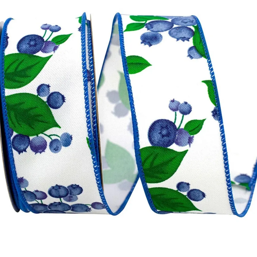 Reliant Ribbon Blueberry Twill Ribbon, 1.5" X 10YD