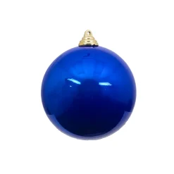 Farrisilk Blue Candy Apple Ball Ornament, 6"