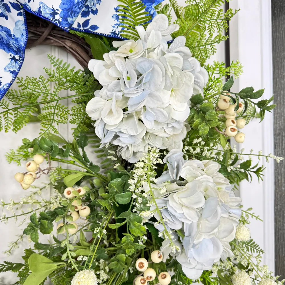 Miss Cayce's Blue Egg Bliss Wreath