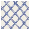 Hester & Cook Blue Lattice Cocktail Napkin Set