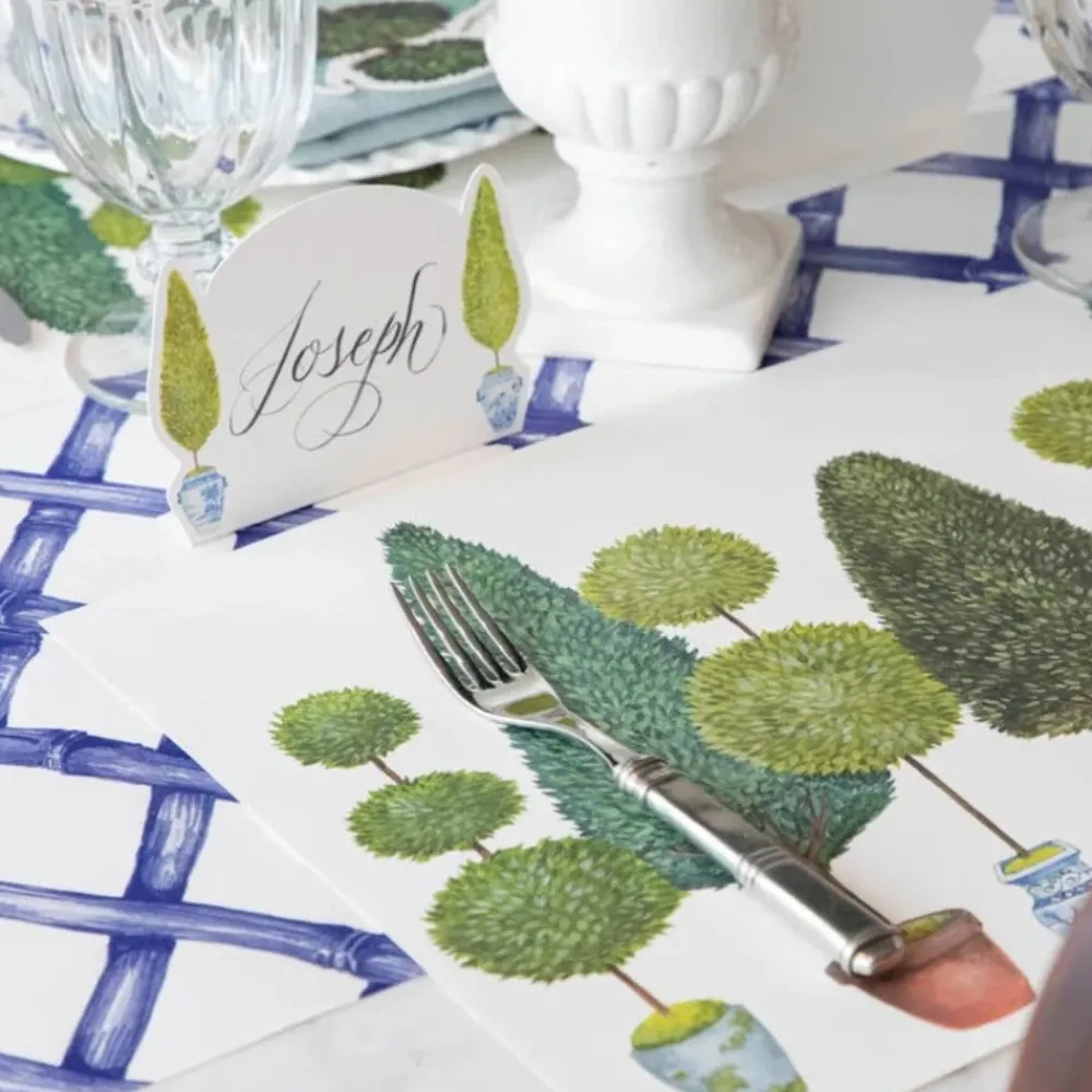 Hester & Cook Blue Lattice Runner