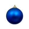 Farrisilk Blue Matte Ball Ornament, 6"