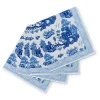 Two's Company Blue Willow Paper Cocktail Napkin Set