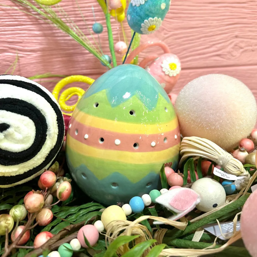180 Degrees Blush Flocked Eggs