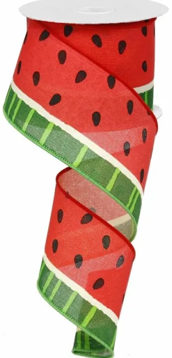 Craig Bachman Bold Watermelon Ribbon 2.5"X50YD
