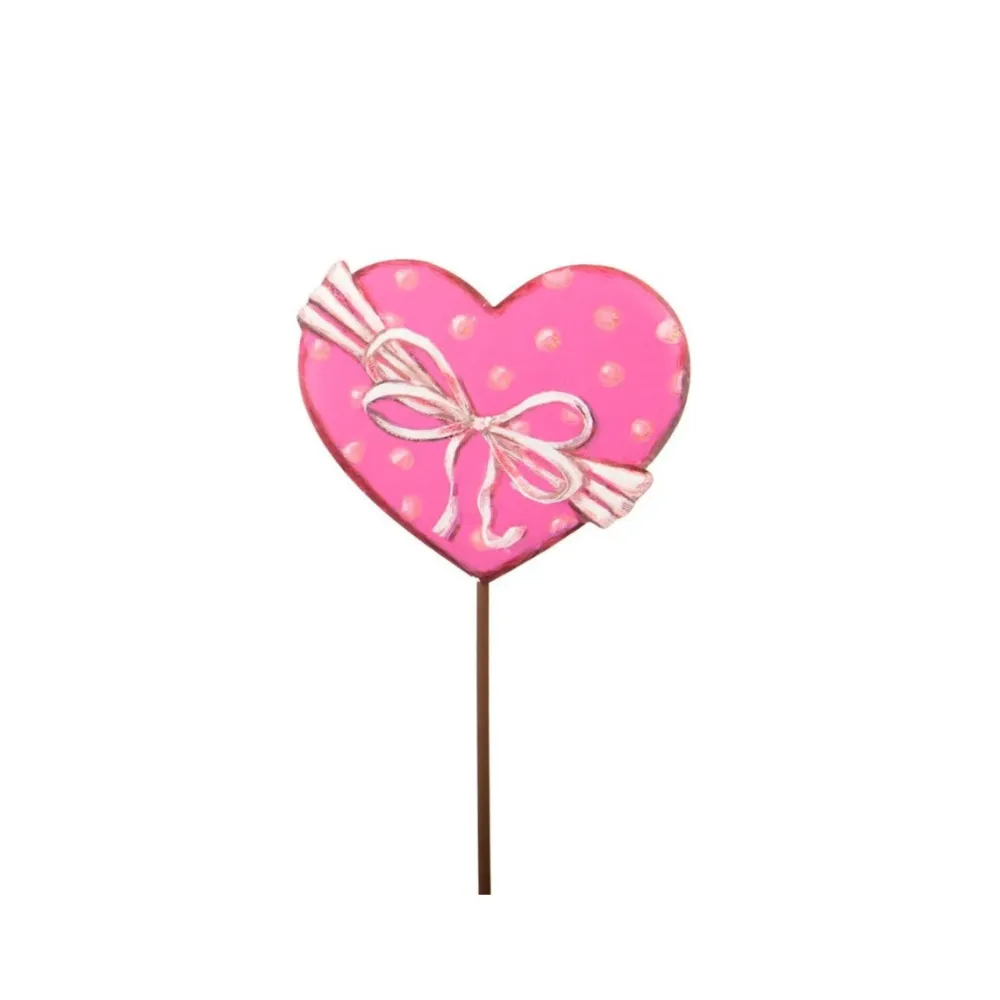 The Round Top Collection Bow Polka Dot Heart