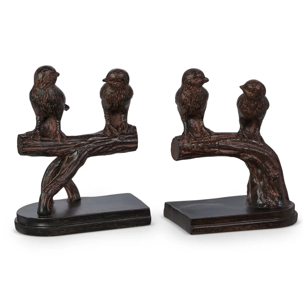RAZ Branch Bird Bookend Set