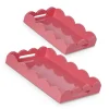 RAZ Bubblegum Scalloped Tray
