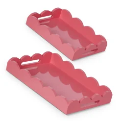 RAZ Bubblegum Scalloped Tray