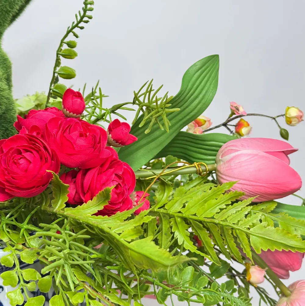 Miss Cayce's Bunny & Blooms Arrangement
