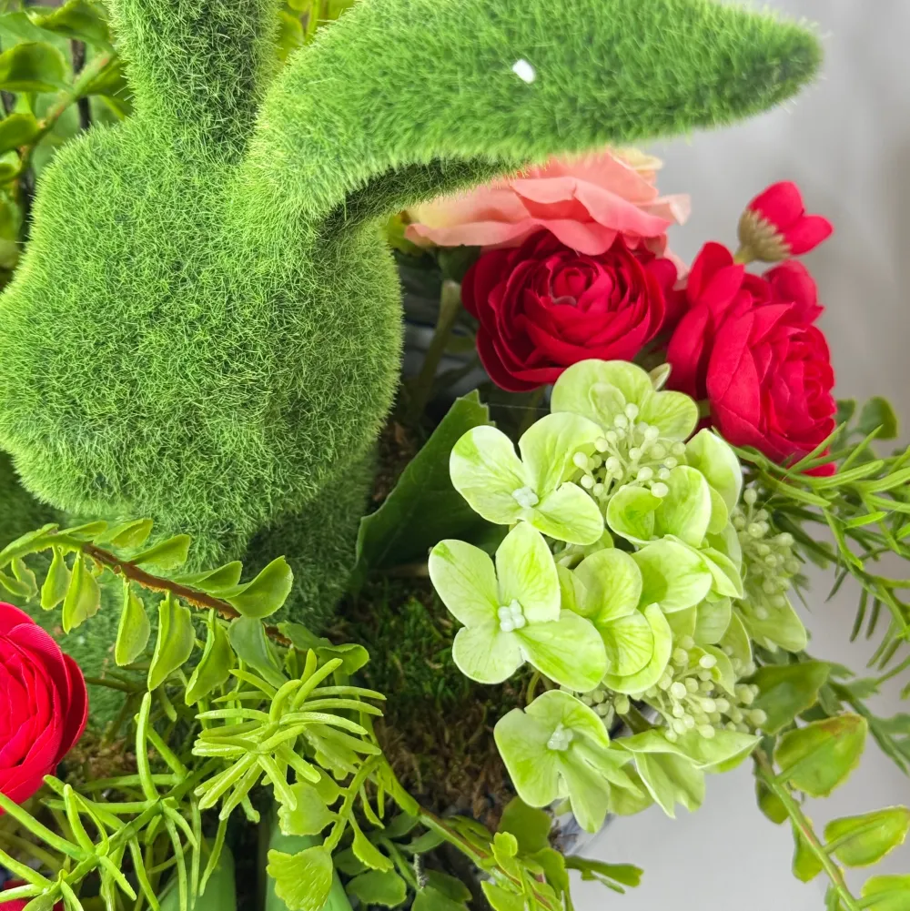 Miss Cayce's Bunny & Blooms Arrangement