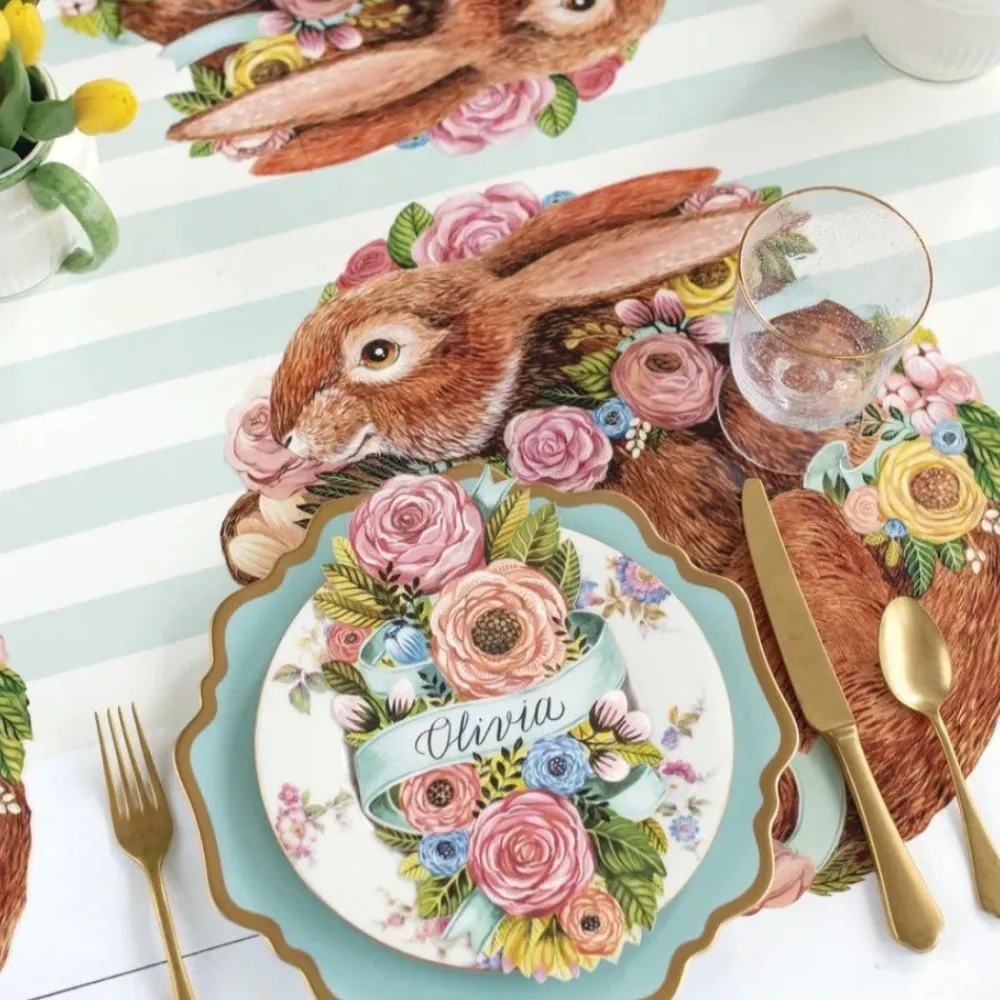 Hester & Cook Bunny Bouquet Placemat Set