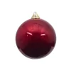 Farrisilk Burgundy Candy Apple Ornament, 4"