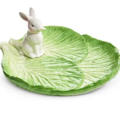 RAZ Cabbage Bunny Tray