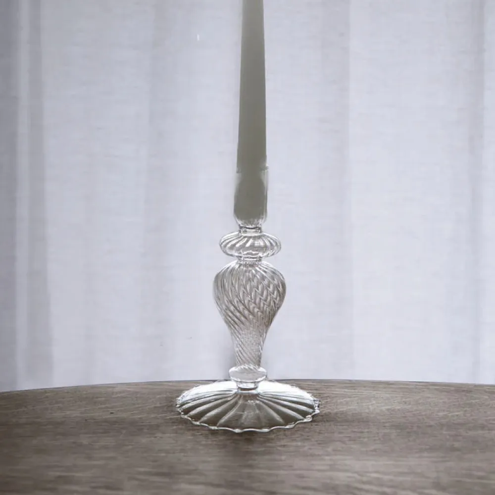 Beatriz Ball Cambridge Daphne Candlestick Holder Set, Clear