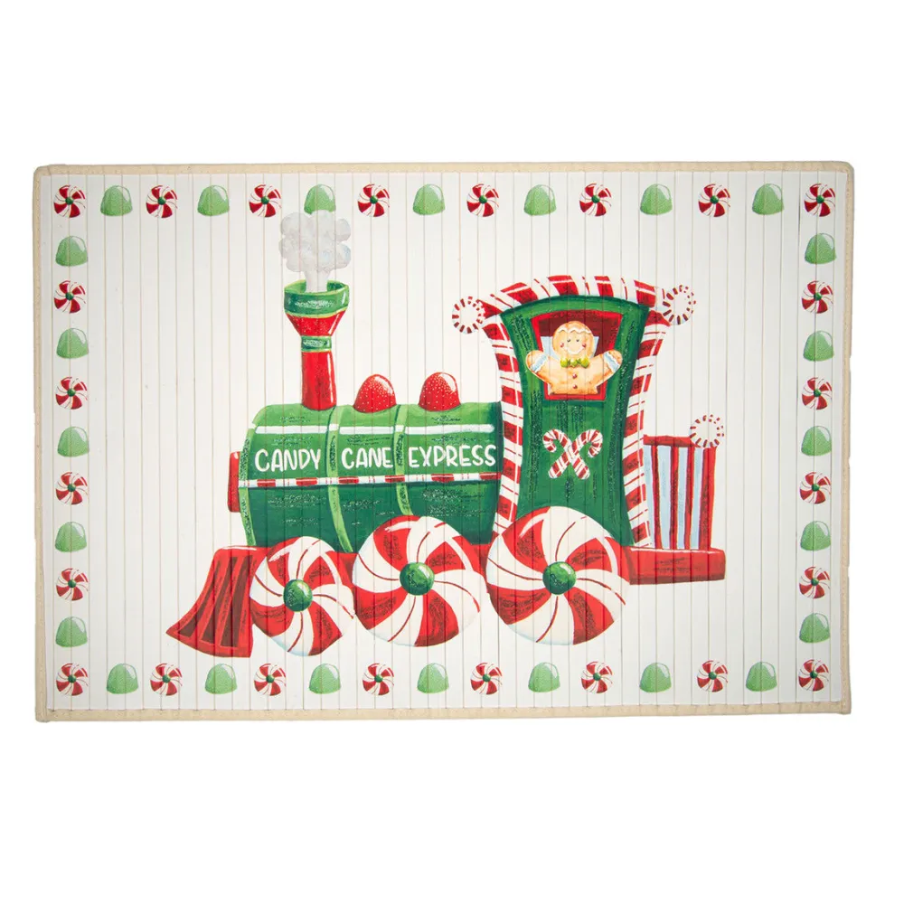 The Round Top Collection Candy Cane Express Mat
