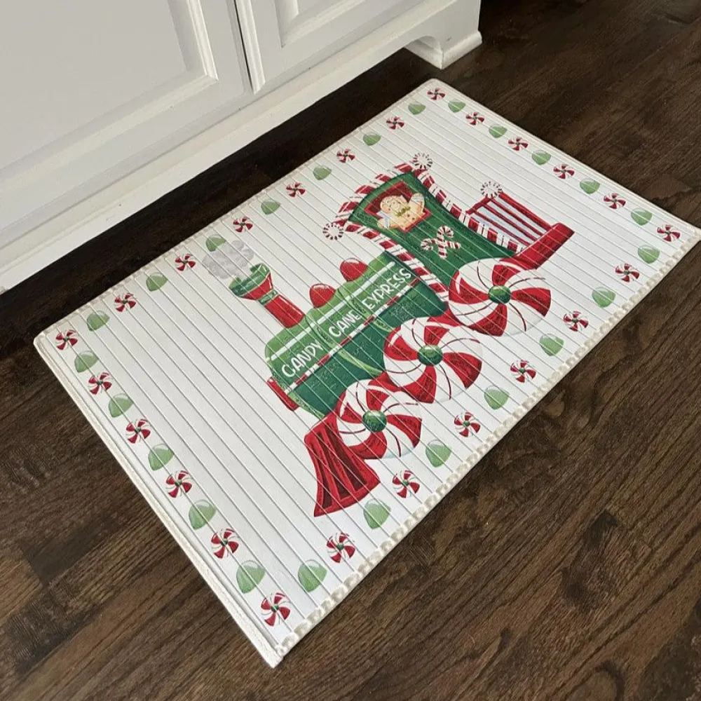 The Round Top Collection Candy Cane Express Mat