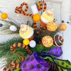 Liberty Floral Candy Corn Cupcake Spray