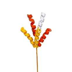 Liberty Floral Candy Corn Frizzy Curly Pick