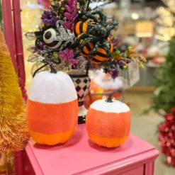 Liberty Floral Candy Corn Pumpkin-Large