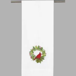 Peking Handicrafts Cardinal Joy Decorative Towel