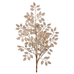 Regency Champagne Sequin Leaf Spray