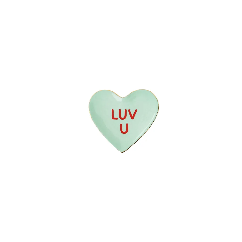 180 Degrees Conversation Candy Heart Trinket Dish