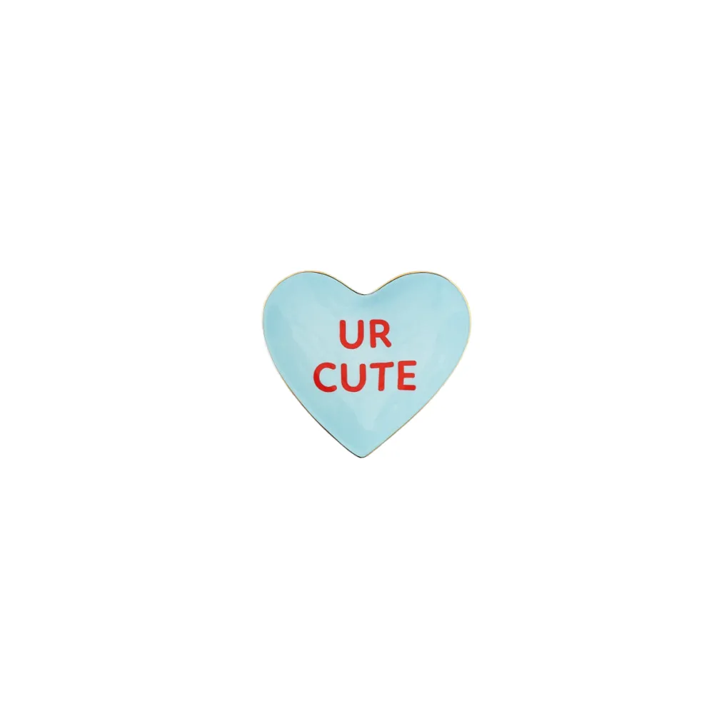 180 Degrees Conversation Candy Heart Trinket Dish